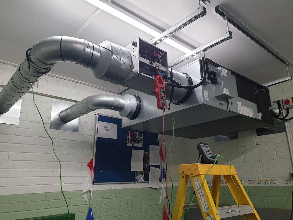 Mitsubishi SAF heat exchanging ventilation system