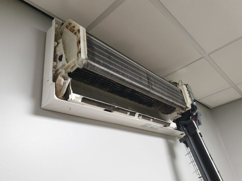 Wall Mount air conditioning unit stripped down