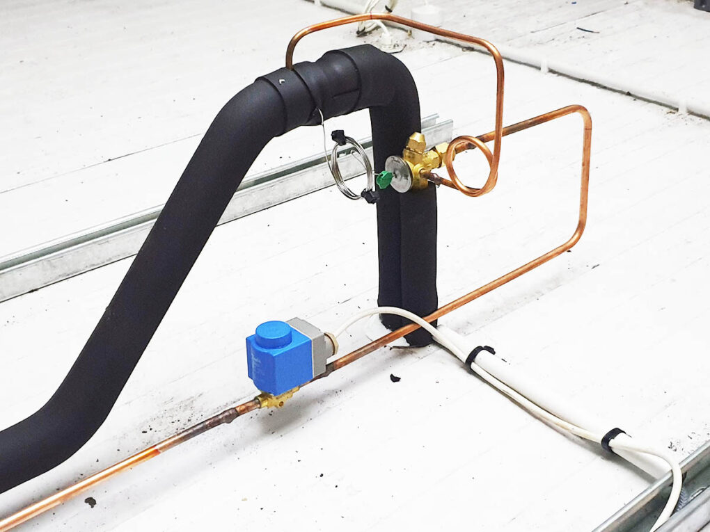 Cold Room Pipework competed