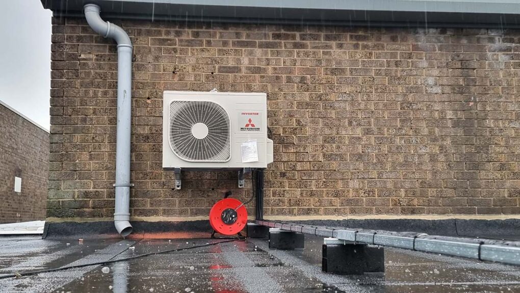 CARS of Grimsby outdoor air conditioning condensing unit installation